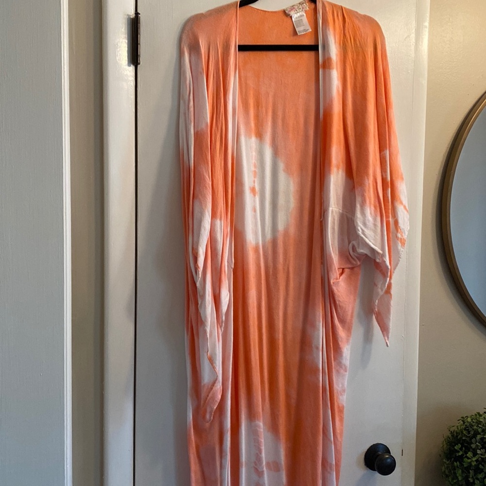 Free People Spellbound Tie Dye Kimono